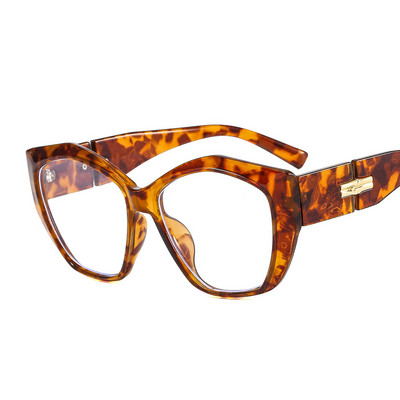 Suured kassisilmad, sinised valgust blokeerivad prillid naistele meestele arvutiprillid lugemiseks mõeldud prillide raamid unisex