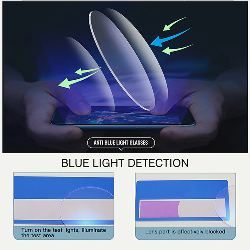 Suured kassisilmad, sinised valgust blokeerivad prillid naistele meestele arvutiprillid lugemiseks mõeldud prillide raamid unisex