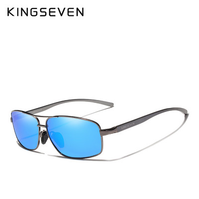 KINGSEVEN Маркови дизайнерски поляризирани слънчеви очила Мъже Жени Red Mirror Driving Sun Glasses For Men High Quality Shades Oculos N7088