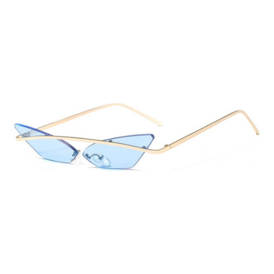 Sunčane naočale bez okvira Novo 2022. Mačje oko Retro Vintage Brand Dizajnerske sunčane naočale Ženske modne zrcalne ženske naočale UV400