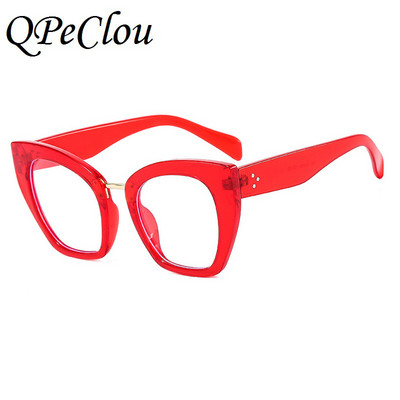 2021, noua moda vintage, ochelari optici anti-albastru, ochelari de vedere, ochi de pisica sexi, transparenti, ochelari pentru femei