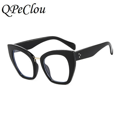 2021, noua moda vintage, ochelari optici anti-albastru, ochelari de vedere, ochi de pisica sexi, transparenti, ochelari pentru femei