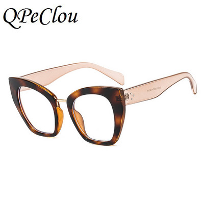 2021, noua moda vintage, ochelari optici anti-albastru, ochelari de vedere, ochi de pisica sexi, transparenti, ochelari pentru femei