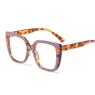 Modni brend Anti Blue Light naočale Ženske prevelike četvrtaste ljubičaste naočale Računalni dioptrijski okviri za naočale Luksuzni Oculos