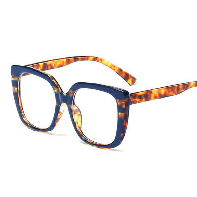 Modni brend Anti Blue Light naočale Ženske prevelike četvrtaste ljubičaste naočale Računalni dioptrijski okviri za naočale Luksuzni Oculos