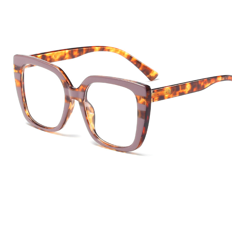 Modni brend Anti Blue Light naočale Ženske prevelike četvrtaste ljubičaste naočale Računalni dioptrijski okviri za naočale Luksuzni Oculos
