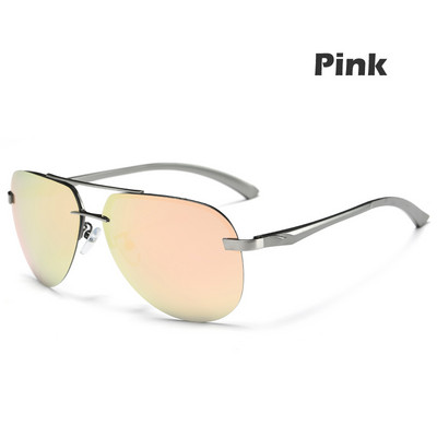 (9 boja) Muške polarizirane sunčane naočale Metalne legure Vozačke naočale 100% UV400 zaštita Zaštitne naočale Naočale Muški pilotski stil A143