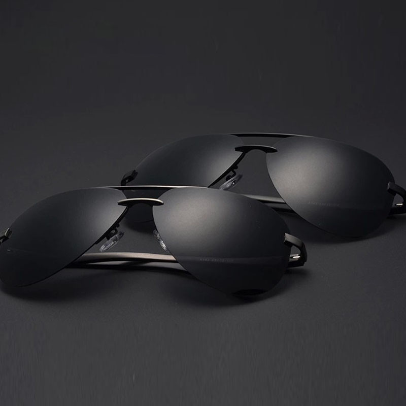 (9 boja) Muške polarizirane sunčane naočale Metalne legure Vozačke naočale 100% UV400 zaštita Zaštitne naočale Naočale Muški pilotski stil A143