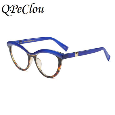 2021. Novi vintage leopard prozirni okvir za naočale Ženske modne seksi naočale s mačjim okom Ženske naočale Oculos Feminino UV400