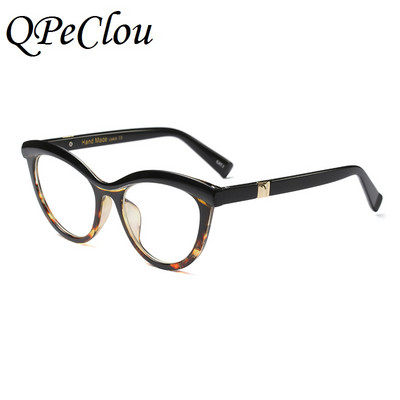 2021. Novi vintage leopard prozirni okvir za naočale Ženske modne seksi naočale s mačjim okom Ženske naočale Oculos Feminino UV400