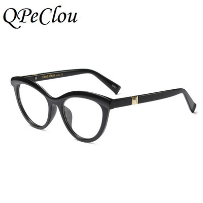 2021. Novi vintage leopard prozirni okvir za naočale Ženske modne seksi naočale s mačjim okom Ženske naočale Oculos Feminino UV400