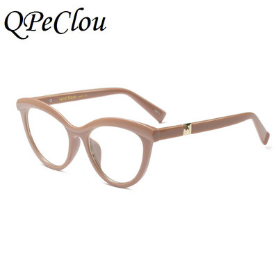 2021. Novi vintage leopard prozirni okvir za naočale Ženske modne seksi naočale s mačjim okom Ženske naočale Oculos Feminino UV400