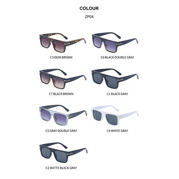 Κλασικό σχέδιο μάρκας Tom 2023 Ανδρικά γυαλιά ηλίου Γυναικεία οδήγηση τετράγωνο πλαίσιο Μόδα γυαλιά ηλίου Ανδρικά γυαλιά γυαλιά Gafas De Sol UV400