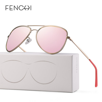 FENCHI sieviešu vintage saulesbrilles Classic pilot saulesbrilles dizaineru zīmols unisex Braukšanas brilles lunettes de soleil homme