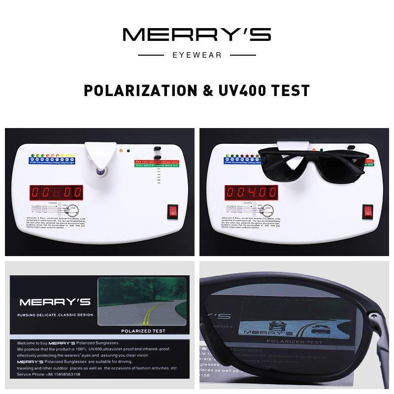 MERRYS DESIGN Muške HD polarizirane sunčane naočale za sportski ribolov UV400 zaštita S8310