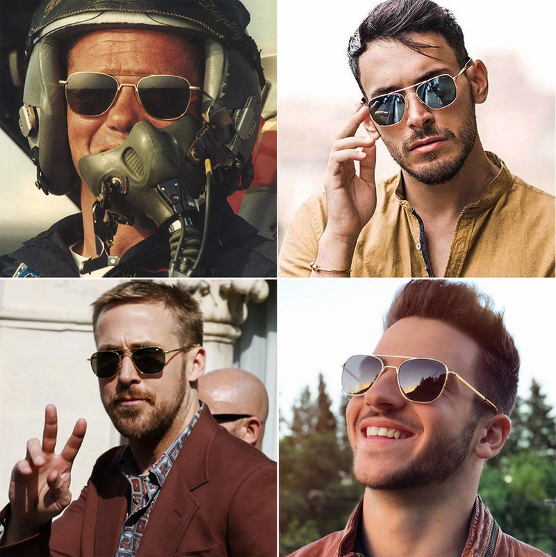 JackJad 2022, ochelari de soare polarizați în stil militar, clasic, militar, pentru bărbați, ochelari de soare cu design de marcă, temple în baionetă