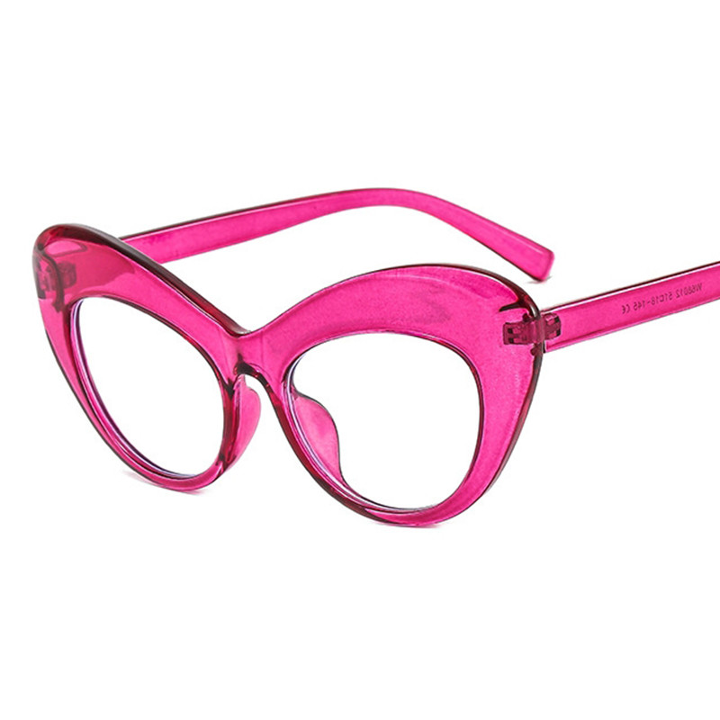 Priehľadné okuliare s mačacím okom, jedinečné nadrozmerné osobnostné módne okuliare, oranžové dekoratívne okuliare, veľké dámske okuliare