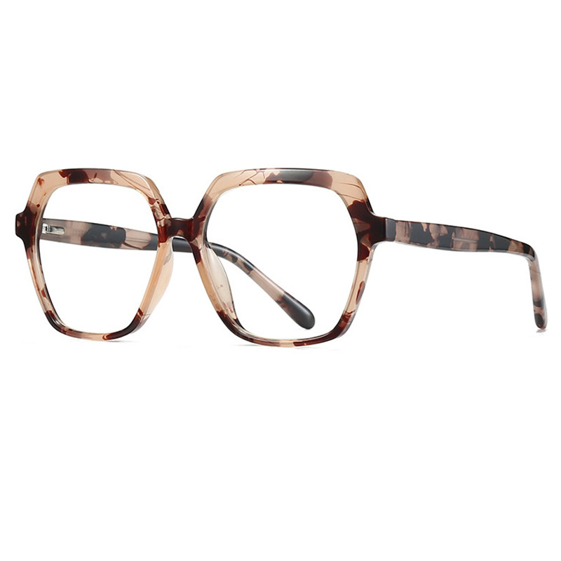 Kvadratni okviri velikih naočala za žene Najnoviji trendovi Naočale Modne ružičaste antiplave računalne naočale Prozirne naočale 2021.