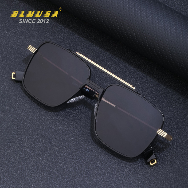BLMUSA Nove luksuzne četvrtaste sunčane naočale Ženske dizajnerske sunčane naočale marke ALKAMX Muške modne sunčane naočale za vožnju u automobilu za muškarce UV400
