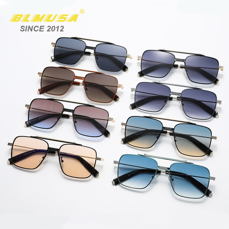 BLMUSA Nove luksuzne četvrtaste sunčane naočale Ženske dizajnerske sunčane naočale marke ALKAMX Muške modne sunčane naočale za vožnju u automobilu za muškarce UV400