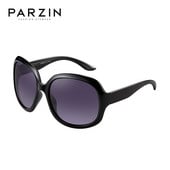 PARZIN Polarized Oversized Päikeseprillid Naiste Bränd Disain Mood Suure raamiga Retro naisteprillid Must UV400 Gafas De Sol Mujer