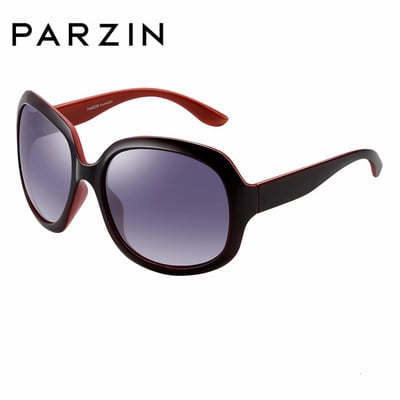 PARZIN Polarized Oversized Päikeseprillid Naiste Bränd Disain Mood Suure raamiga Retro naisteprillid Must UV400 Gafas De Sol Mujer