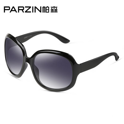 PARZIN Polarized Oversized Päikeseprillid Naiste Bränd Disain Mood Suure raamiga Retro naisteprillid Must UV400 Gafas De Sol Mujer