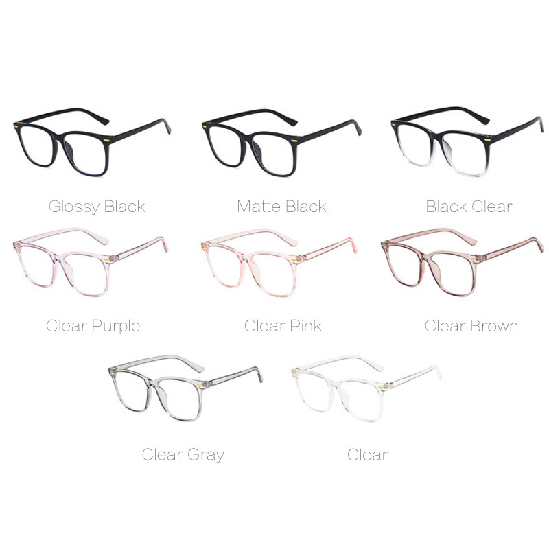 ALOZ MICC Vintage prozirni okvir za naočale Ženski okvir za naočale protiv plavog svjetla Muški okvir za optičke naočale s prozirnim lećama C24