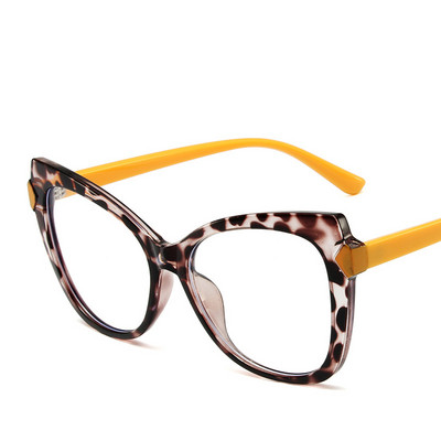 Anti-Blue Light TR90 Patogūs katės akių akinių rėmeliai Moteriški madingi prekės ženklo akiniai moterims, optinis rėmelis