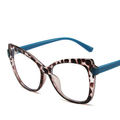 Anti-Blue Light TR90 Patogūs katės akių akinių rėmeliai Moteriški madingi prekės ženklo akiniai moterims, optinis rėmelis