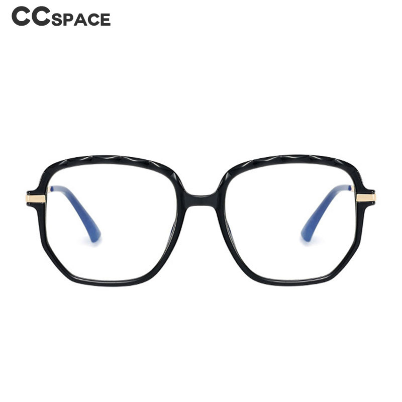 48259 Didelio rėmo krištoliniai kirpti anti mėlyni akinių rėmeliai moteriški kvadratiniai optiniai receptiniai rėmeliai madingi kompiuterio akiniai