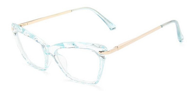 Kristalno ružičaste mačkaste naočale Modne prozirne naočale Optički okviri mačkastih naočala Prozirni okviri ženskih naočala Trendovi