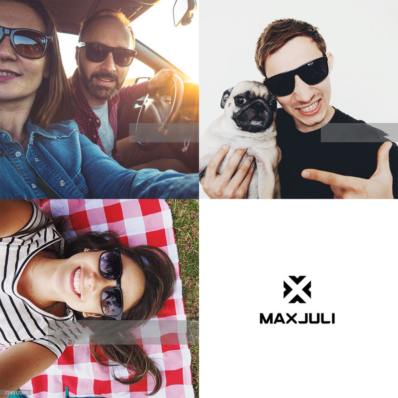 JULI Square Lielizmēra polarizētas saulesbrilles lielām galvām vīriešiem Retro vintage saulesbrilles UV aizsardzībai zvejas brilles 8130