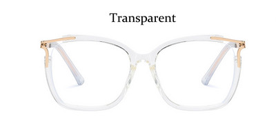 Tendințe 2022 Ochelari cu lumină albastră Ochelari de computer de modă pentru femei Ochelari de vedere pătrați clari Ochelari optici transparente