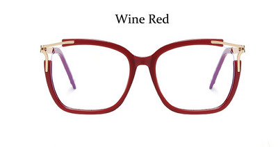 Tendințe 2022 Ochelari cu lumină albastră Ochelari de computer de modă pentru femei Ochelari de vedere pătrați clari Ochelari optici transparente