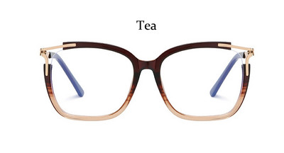 Tendințe 2022 Ochelari cu lumină albastră Ochelari de computer de modă pentru femei Ochelari de vedere pătrați clari Ochelari optici transparente