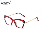 Retro veliki okvir Crveni šik leptir naočale Metalne osobnosti Debele naočale 2021 Nove modne naočale protiv plave svjetlosti Ženske Y6
