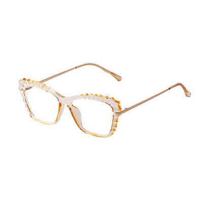 Retro veliki okvir Crveni šik leptir naočale Metalne osobnosti Debele naočale 2021 Nove modne naočale protiv plave svjetlosti Ženske Y6