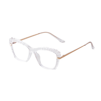 Retro veliki okvir Crveni šik leptir naočale Metalne osobnosti Debele naočale 2021 Nove modne naočale protiv plave svjetlosti Ženske Y6