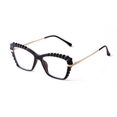 Retro veliki okvir Crveni šik leptir naočale Metalne osobnosti Debele naočale 2021 Nove modne naočale protiv plave svjetlosti Ženske Y6