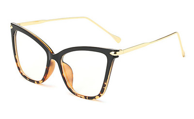 Peekaboo crne seksi modne naočale mačkaste dizajnerske marke luksuzne velike naočale mačkasti okviri za žene žensko zlato