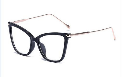 Peekaboo crne seksi modne naočale mačkaste dizajnerske marke luksuzne velike naočale mačkasti okviri za žene žensko zlato