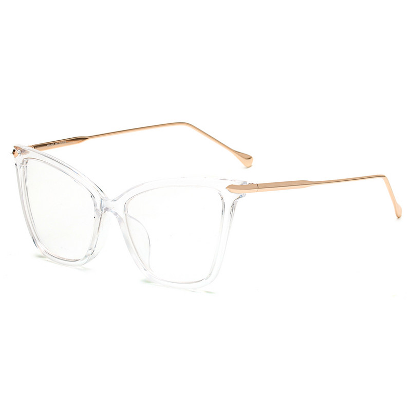 Peekaboo crne seksi modne naočale mačkaste dizajnerske marke luksuzne velike naočale mačkasti okviri za žene žensko zlato