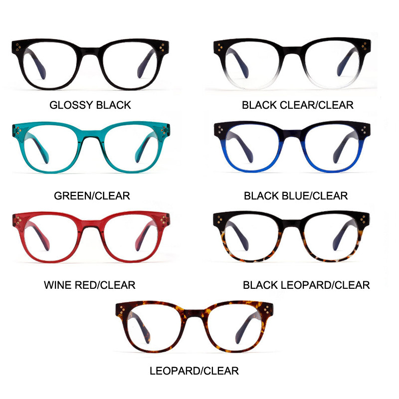 OEC CPO New Fashion Femei Ochelari Ramă Bărbați Ochelari de vedere negru leopard Rama Ochelari de epocă cu lentile clare Rama optică pentru ochelari