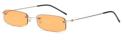 RunBird uske sunčane naočale za muškarce bez okvira ljeto 2018. Crveno plave crne pravokutne sunčane naočale za žene Malo lice Hot Selling 1534R