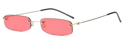 RunBird uske sunčane naočale za muškarce bez okvira ljeto 2018. Crveno plave crne pravokutne sunčane naočale za žene Malo lice Hot Selling 1534R