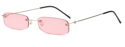 RunBird uske sunčane naočale za muškarce bez okvira ljeto 2018. Crveno plave crne pravokutne sunčane naočale za žene Malo lice Hot Selling 1534R