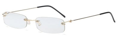 RunBird uske sunčane naočale za muškarce bez okvira ljeto 2018. Crveno plave crne pravokutne sunčane naočale za žene Malo lice Hot Selling 1534R