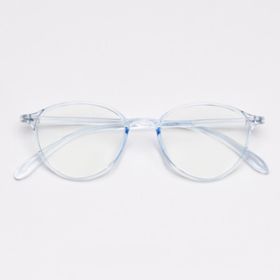 55489 Кръгли ултралеки противосини рамки за очила Дамски оптични рамки Компютърни очила Персонализирани диоптрични очила