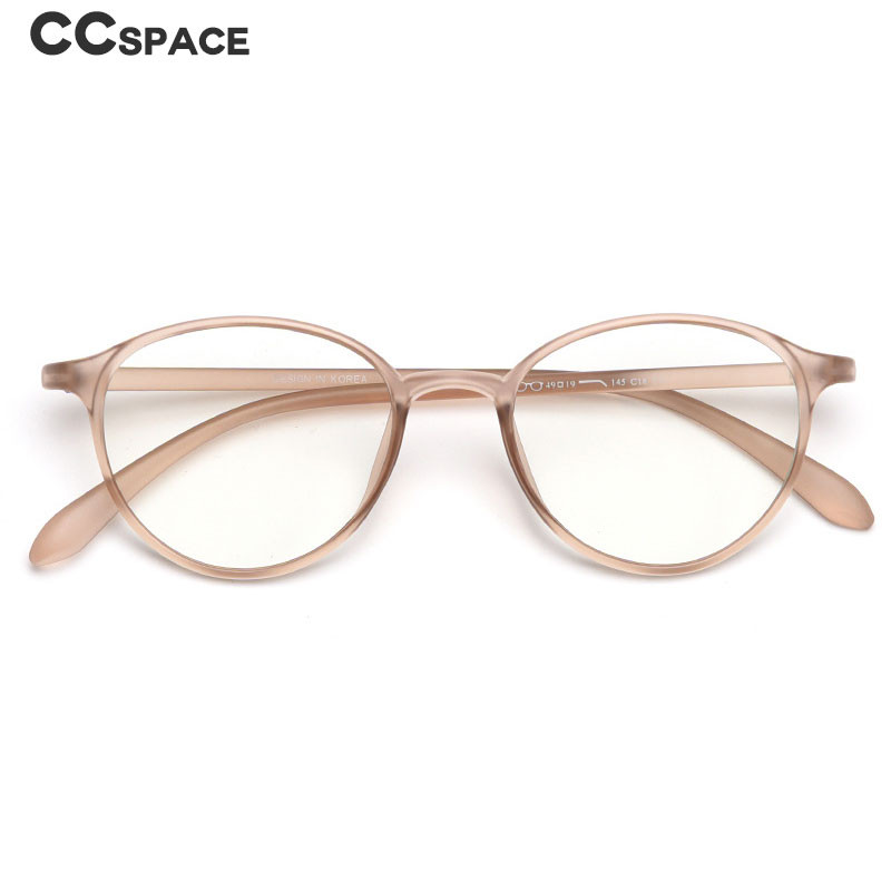 55489 Rame de ochelari rotunde, ultraușoare, anti albastru, rame optice pentru femei, ochelari de vedere pentru computer, ochelari de prescripție personalizați